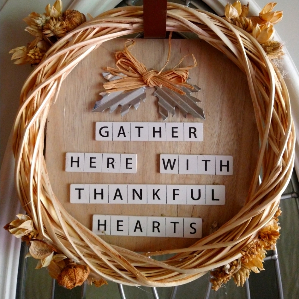 Handmade Fall/Thanksgiving Wreath